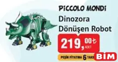PİCCOLO MONDİ OYUNCAK DİNAZORA DÖNÜŞEN ROBOT
